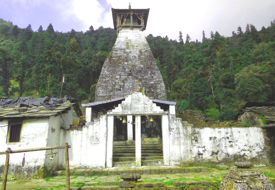 Front View Of Binsar Mahadev